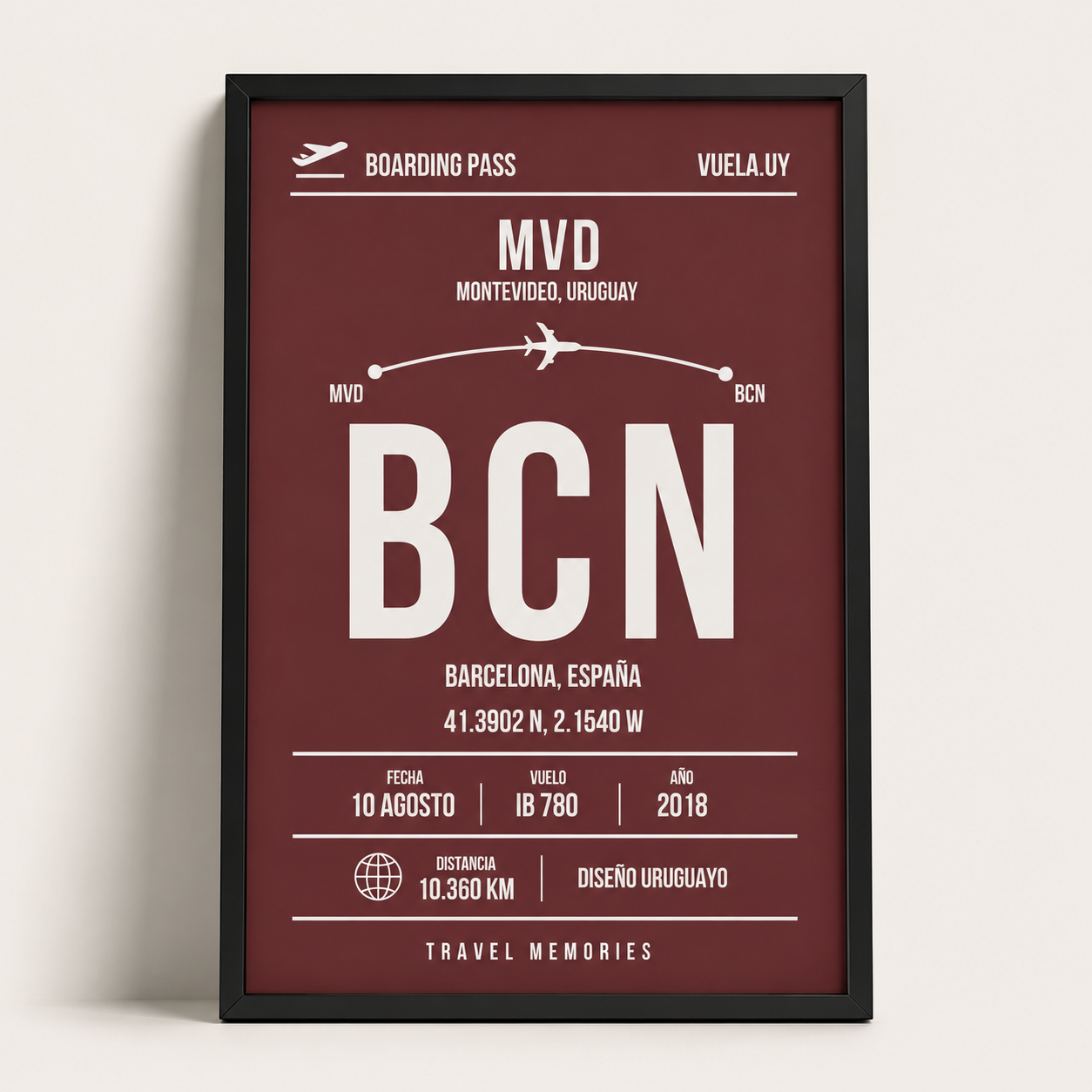 Boarding Pass Personalizado